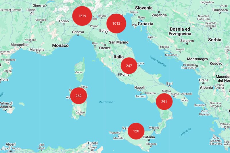 Map Trova un rivenditore